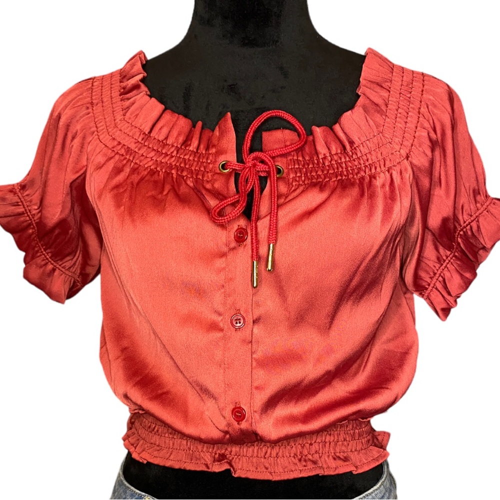 Romeo & Juliet Couture Crop Top- Sz S